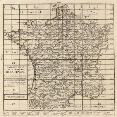 Первая карта Франции