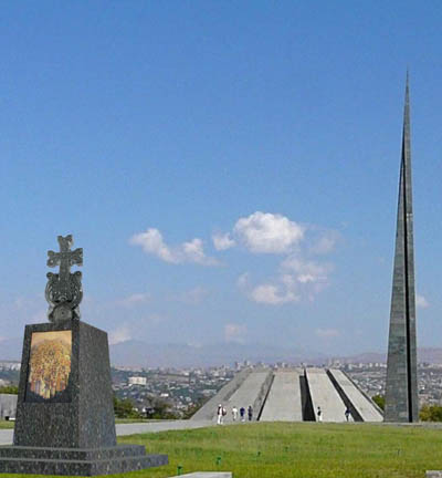 Мемориал жертвам геноцида армян в османской Турции. Ереван